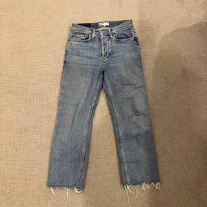 Re/Done Stovepipe Straight Leg Jeans